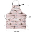 thumbnail image 6 of Goofa Cloud Sloth Printed Waterproof Apron 33" Chef Aprons for Men Heavy Duty Chemical Work Apron Adjustable Bib Apron, 6 of 9