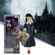 thumbnail image 5 of Muñecas Negras Para Niñas Muñecas Wednesday Addams con vestido negro de 10,9 pulgadas para niñas y niños (vestido de lunares), 5 of 7