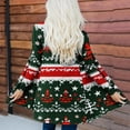 thumbnail image 2 of Awdenio Cardigan Sweaters for Women Xmas Tree Red Plaid Knitting Open Front Cardigans Holiday Long Sleeve Top, 2 of 5
