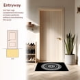 thumbnail image 3 of ODIKA 8'x10' Machine Washable Non-Slip Area Rug, Shag With Starburst Medallion High Traffic Rug, Black, 351670, 3 of 7
