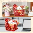 thumbnail image 4 of NAYIHOOP Red Lucky Cat Building Sets Animals with Flowers for Boys Girls Not Compatible with Lego, 4 of 5