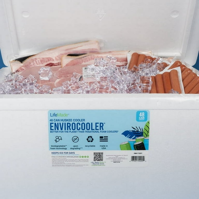 Lifoam Envirocooler Huskee 45 qt Hard Sided Cooler, White