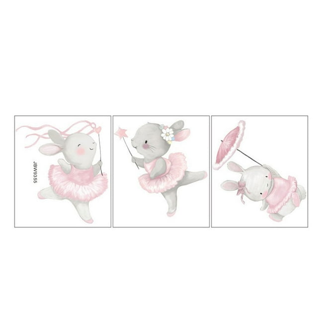 ziyahi Wide Application Wall Stickers For Baby - Easy To Install And Cute Durable Wall Cartoon Sticker as shown 1Set