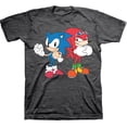 thumbnail image 1 of Mens Sonic The Hedgehog Shirt - The Fastest Thing Alive - The Blur Blur - Official Sega T-Shirt (Charcoal Heather, X-Large), 1 of 1