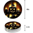 thumbnail image 1 of RYLABLUE Halloween Pumpkin Set of 6 Round Coaster for Drinks, Absorbent Ceramic Stone Coasters Cup Mat with Cork Base for Home Kitchen Room Coffee Table Bar Decor, 1 of 4