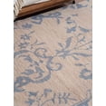 thumbnail image 5 of HAND KNOTTED WOOL FLORAL MODERN AREA RUGS - 5'x8', Rectangle Shape, Beige Color, Classic Traditional Design, Low Pile Handmade Area Rugs for Living Room, Bed Room (N00913), 5 of 7