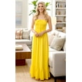 thumbnail image 3 of HAPPY BAY Women's Beach Summer Solid Smocked Tube Top Maxi Evening Frill Dress Casual Strapless Dresses for Women One Size Yellow, Solid, 3 of 3