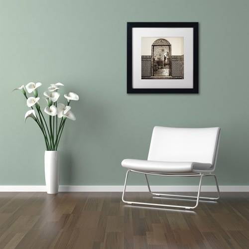 Trademark Fine Art "Cordoba I" Canvas Art by Alan Blaustein, White Matte, Black Frame
