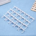 40 Clips Kitchen Door Spice Gripper Strip Jar Rack Storage