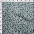 thumbnail image 4 of oneOone Cotton Poplin Twill Dusty Blue Fabric Asian Baroque Dress Material Fabric Print Fabric By The Yard 56 Inch Wide, 4 of 4