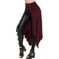 thumbnail image 4 of JustVH Women S-3XL Bandage Belted Gothic Vintage Handkerchief Skirts, 4 of 5