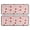 Cow and Milk Pink Pattern, variant on Cow and Flower Beige Pattern Anti Fatigue Kitchen Rugs Set Of 2, Non Slip Washable Decorative Floor Mats for Sink Laundry and Home Use, 17"x47"