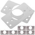 thumbnail image 1 of OULII 8Pcs Silver Circular Deadbolt Cover for Diy Installation Lock Fixing 9x4.7cm, 1 of 8