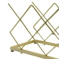 thumbnail image 2 of Wrought Iron Gold Wine Rack Home Wine Storage Rack Wine Rack Ornaments, 2 of 6