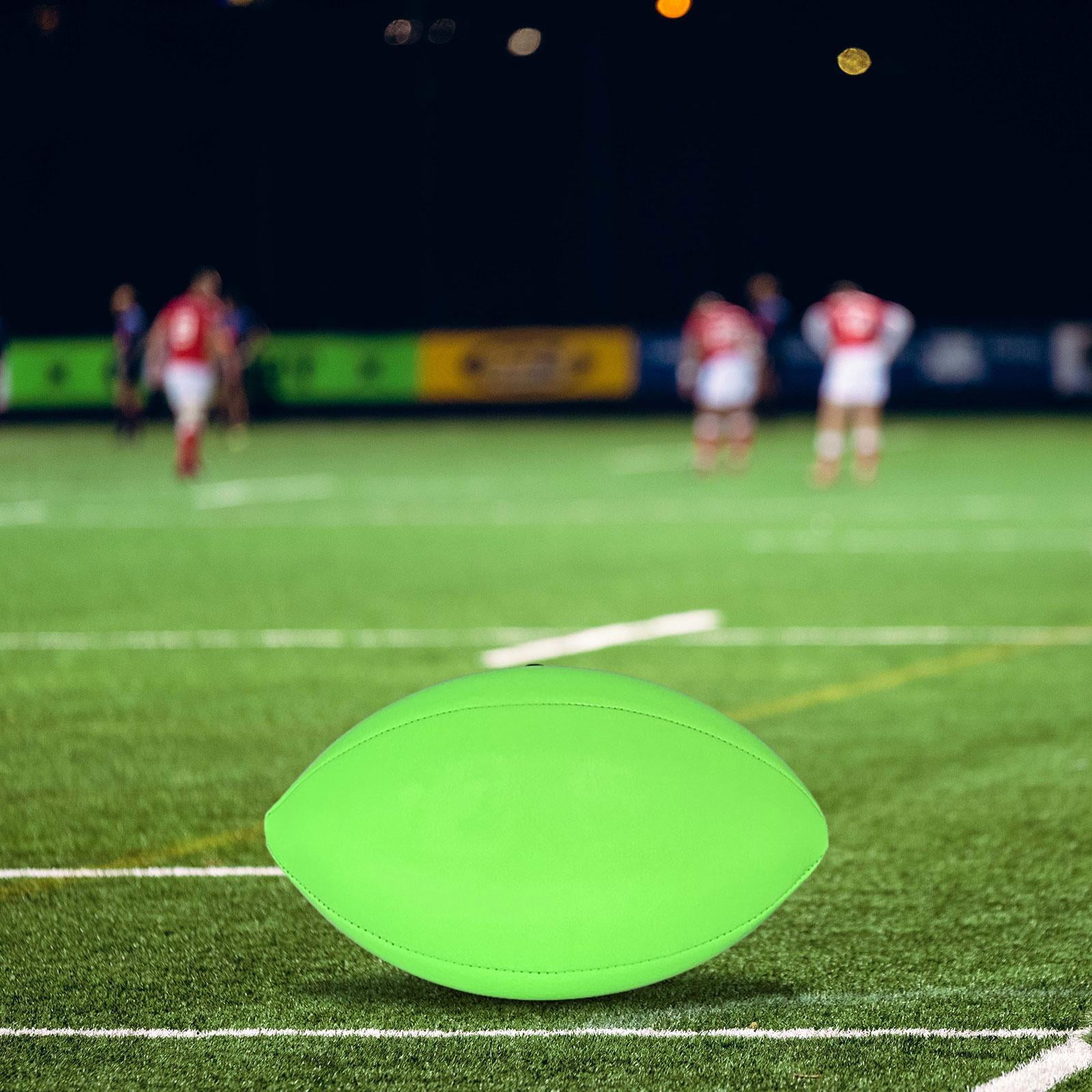 funtasica Luminous Glowing Football, Glow in The Dark Football, Recreational Play Ball, American Football, Rugby Ball for Night Sports