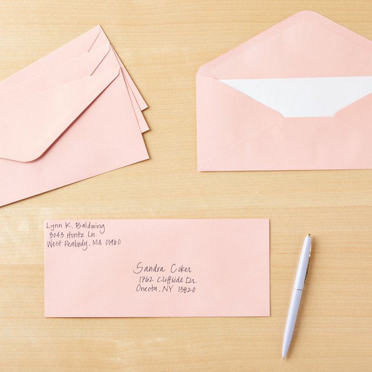 Blush Pink Envelopes