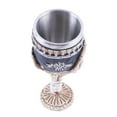 thumbnail image 2 of Skeleton Resin Drinking Cup Cup Skull Tankard Horror Beverage Drinkware # 1 Zulema Cubilete gótico del vino, 2 of 6