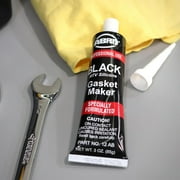 ABRO RTV Silicone Sealant and Gasket Maker: Up to 500 Degree F Heat, High Temp Silicone Sealant/Head Gasket Sealant, 3 oz/85g Tube - Black