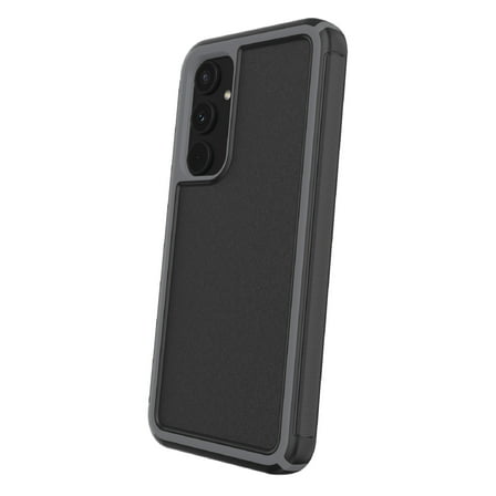 Open Box onn Slim Rugged Phone Case for Samsung Galaxy A35 5G, Black/Gray