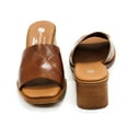 thumbnail image 6 of Eric Michael Women's Vicky Slip-On Leather Heels, Tan,10 M US, 6 of 7