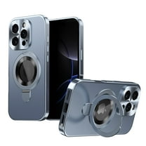 150° Foldable Stand & Built-in Privacy Screen Magnetic Case for iPhone 16, [Compatible with MagSafe] Shockproof Full Body Anti-Spy Anti-Peep Phone Cover for iPhone 16 - Blue