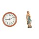 thumbnail image 1 of Estatua de María, escultura , obra de arte decorativa, reloj de pared con pájaro cantor para el hogar, la cocina, las paredes, la dec, 1 of 8