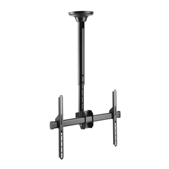 TV Ceiling Mount, Telescopic Full-Motion for 37"-70" TVs Sizes, Max Weight Capacity 110 lbs. Max VESA 400x600, with Free Tilting Design and Built-in Level.