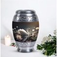 thumbnail image 4 of Swan Urns For Ashes Adult Female Mother - Urns For Ashes Adult Male Large - Cremains Containers - Ashes Urn Adult - Cremation Urns For Men (10inch), 4 of 5