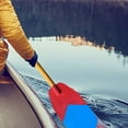 thumbnail image 6 of QccHieUs Children Paddle Prop Canoe Paddle Colorful Comfortable Lightweight Wood Boat Oar Red Blue, 6 of 9