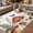 Red, variant on Spring Mushrooms Outdoor Rug for Patio/Deck/Porch, Non-Slip Large Area Rug 5 x 7 Ft, Farmhouse Pastoral Botanical Watercolor Indoor Outdoor Rugs Washable Area Rugs, Camping Rug Carpet Runner