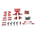 thumbnail image 2 of Bewildely 1/28 coches de Control remoto brazos oscilantes actualizaciones copas de dirección amortiguador Servo brazo Kit reemplazo pieza Kits de construcción modelo Rojo, 2 of 6