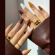 thumbnail image 5 of Cobertura completa de uñas postizas nude Uñas postizas francesas cuadradas acrílicas, adecuadas para mujeres y niñas, 24 piezas, 5 of 5