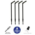 thumbnail image 7 of C Cattleya Low-voltage Black Aluminum LED Landscape Path Lights with Frosted Glass Shade(4-Pack), 7 of 7