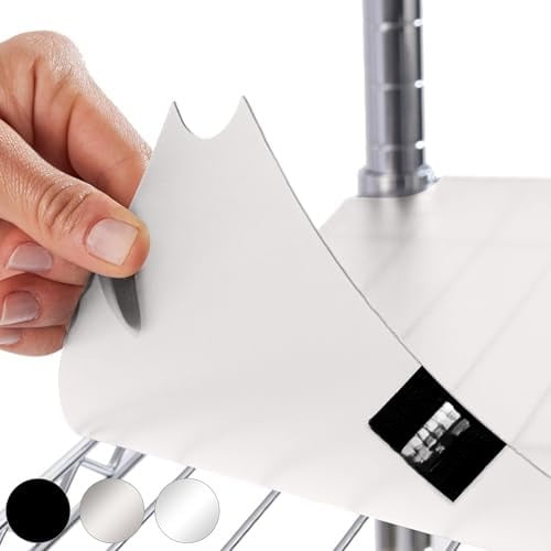 ShelfGuard Wire Shelf Liner Compatible with  Basics Shelving Unit, Set of 4 Waterproof Liners for Organizing Metal Rack Shelves, Kitchen Cabinets, Cupboard, Pantry, 14x36 Clear