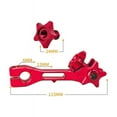 thumbnail image 3 of Motorcycle Rear Brake Pedal Lever, CNC Aluminum Alloy Rear Brake Rocker Arm, Wear-Resistant Motorcycle Brake Lever, Universal Brake Arm Lever Accessories, 3 of 3