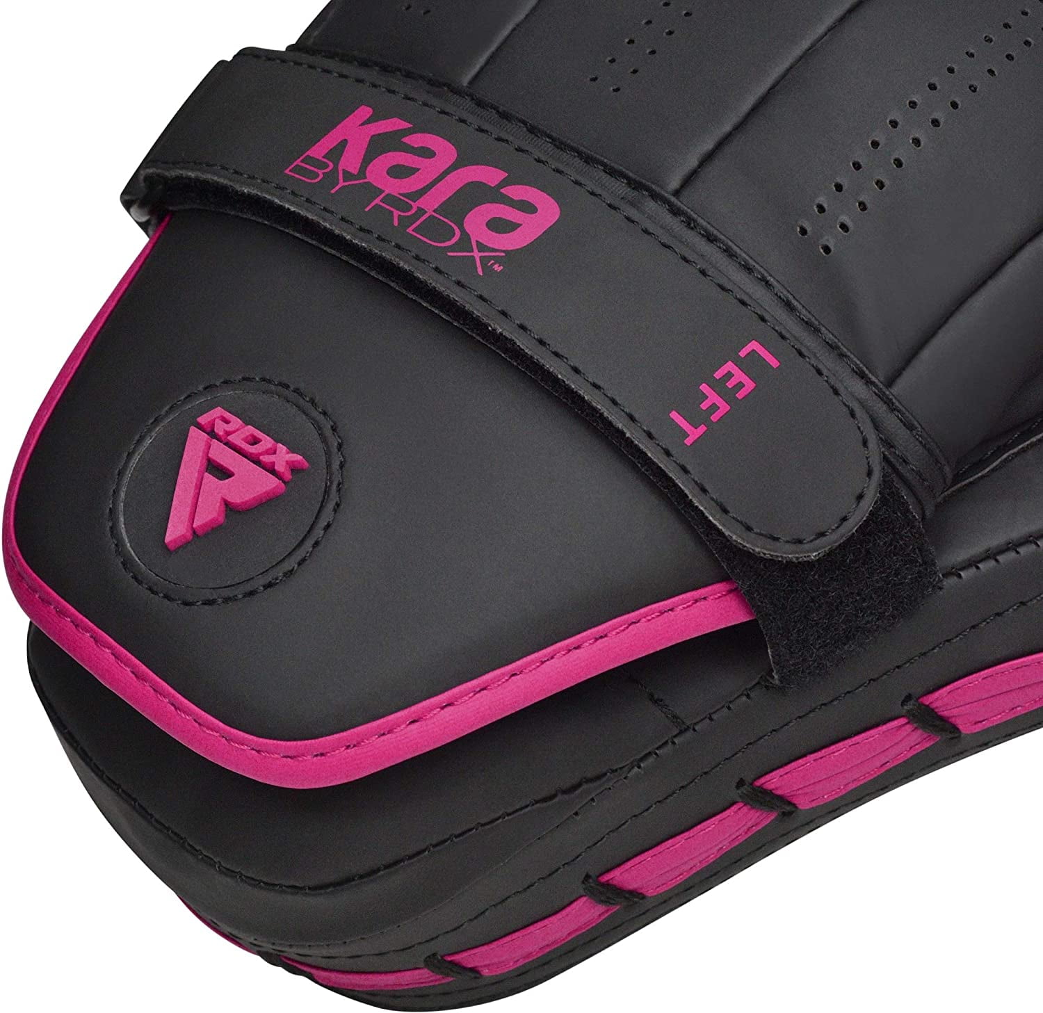 RDX Boxing Pads and Gloves Set, Maya Hide Leather KARA Hook and Jab Curved Focus Mitts with Punching Gloves for MMA, Muay Thai, Kickboxing Coaching, Martial Arts.