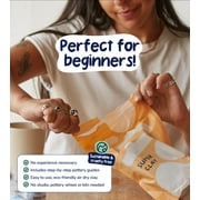 Pottd Home Air Dry Clay Pottery Kit for Adults & Beginners
