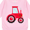 thumbnail image 3 of Inktastic Farming Red Tractor Toddler Sweatshirt, 3 of 4