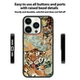 thumbnail image 2 of Artistic Tiger Painting for iPhone 16 Pro Max Case, Cute Aesthetic Tiger Flower Shock-Absorbent Protective,Black, 2 of 6