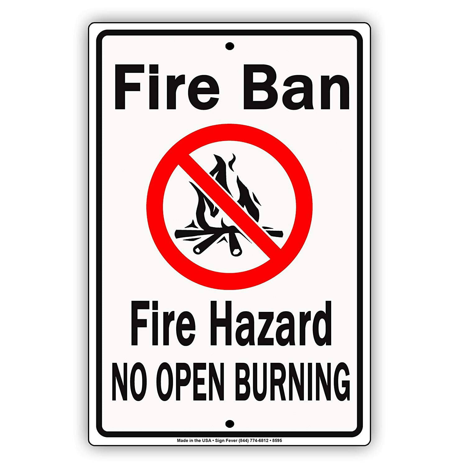 Ban service. Fire Hazard Sing. Fire ban sign. No Hazard. No open.