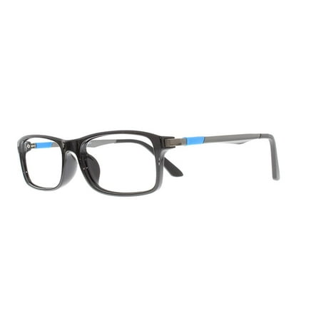 Ebe Reading Glasses Mens Womens Bold Black Grey Blue Rectangular Reading Glasses Anti Glare grade ckbtr9033