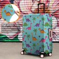 thumbnail image 4 of Light Blue Dinosaur Palm Pattern Luggage Cover Fashion Suitcase Cover Baggage Covers Fit 25-28 Inch Luggage (Go Travel), 4 of 5