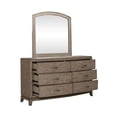 thumbnail image 3 of Liberty Furniture Avalon Dresser & Mirror for Bedroom - Burnished Beige Oak Wood, 3 of 6