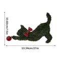 thumbnail image 3 of Decoración de animales colgantes, guirnalda, ligero decorativo reutilizable montaje artificial hecho a mano decoraciones naturales estatuilla corona para Windows Party Home Gato de cola Cola Guirnalda colgante, 3 of 8