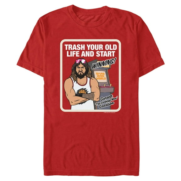 Men's A Minecraft Movie Garrett Trash Your Old Life Graphic T-Shirt