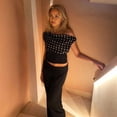 thumbnail image 4 of Women Off Shoulder Tops Sleeveless Shirts Y2K Going Out Crop Tank Top, 4 of 10