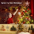 thumbnail image 4 of GoXteam Christmas Tree Toppers, Glitter Pink Star Tree Topper Lighted with LED Warm White Lights for Xmas Tree Decorations, Holiday Party Indoor Decor, 4 of 7