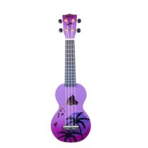 Mahalo Designer Series Hawaii Soprano Ukulele - Purple Burst - MD1-HAPPB