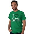 thumbnail image 5 of I Love Earth Reduce Reuse Recycle Men's Graphic T Shirt Tees Brisco Brands X, 5 of 6