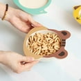 thumbnail image 4 of 4Pack Bamboo Kids Bowls for Baby Feeding BPA Free Reusable Tableware Cereal Bowls Noodle Bowl Snack Bowl for Toddlers Boys Girls Dinnerware Set(Whale,Ladybird,Butterfly,Squirrel), 4 of 5